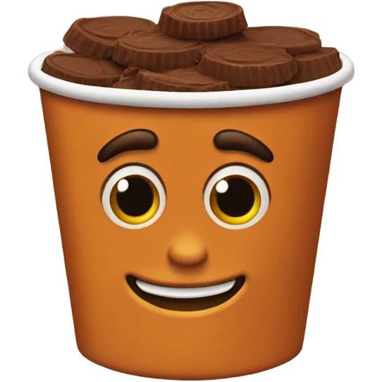 a reeses peanut butter cup emoji