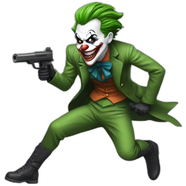 Joker combat the army emoji