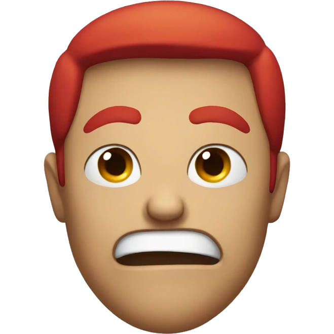 Extremely furious red emoji emoji