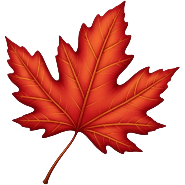 Red Leaf emoji