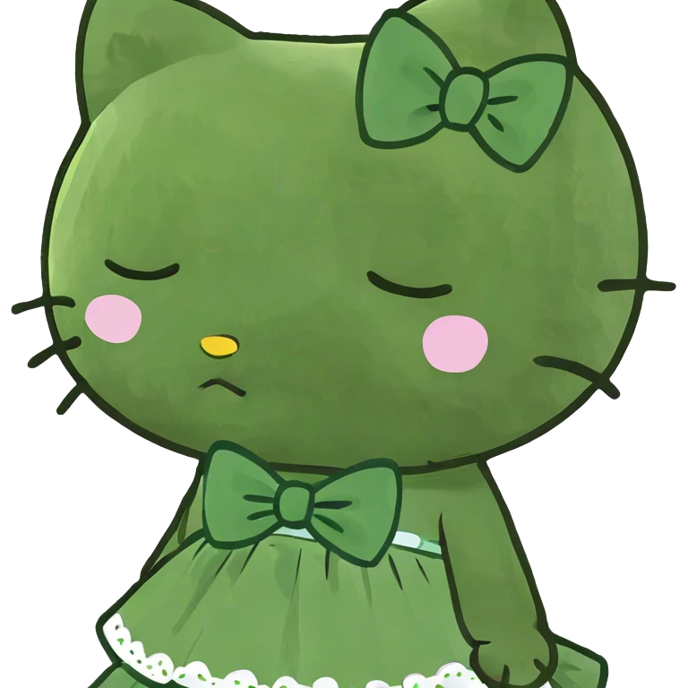 Hello kitty crying  emoji