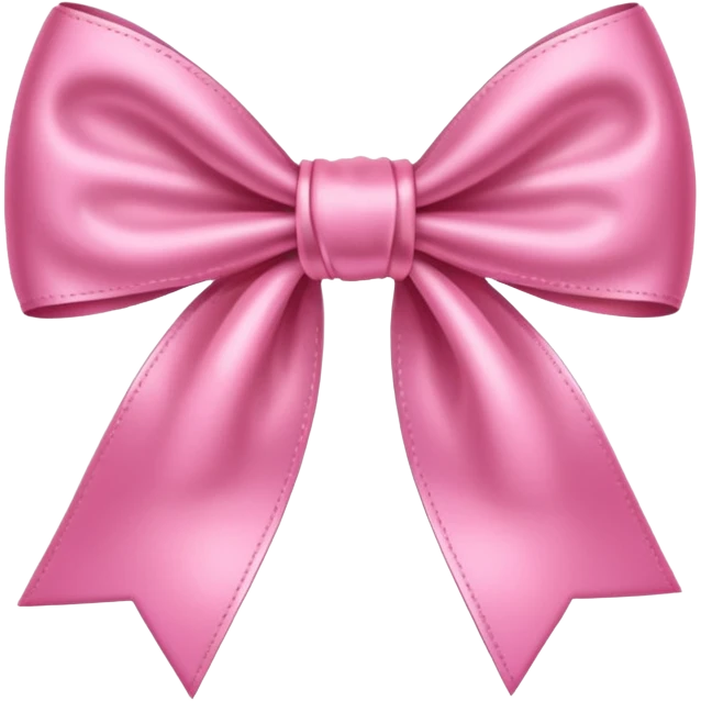 Pink satin bow emoji