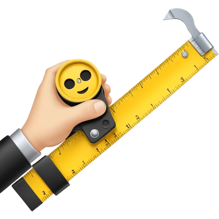 More options for measure tape in hold emoji