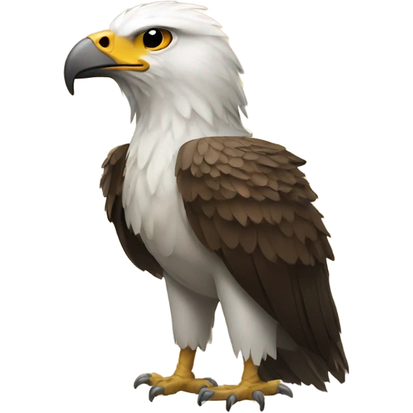 Un águila con una corona  emoji