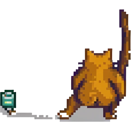 A farting cat emoji