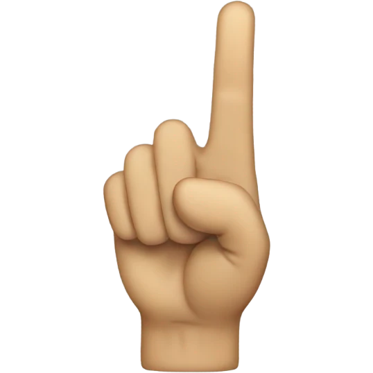 Peace sign with thumb out emoji