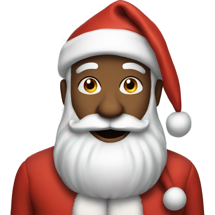 real santa claus emoji