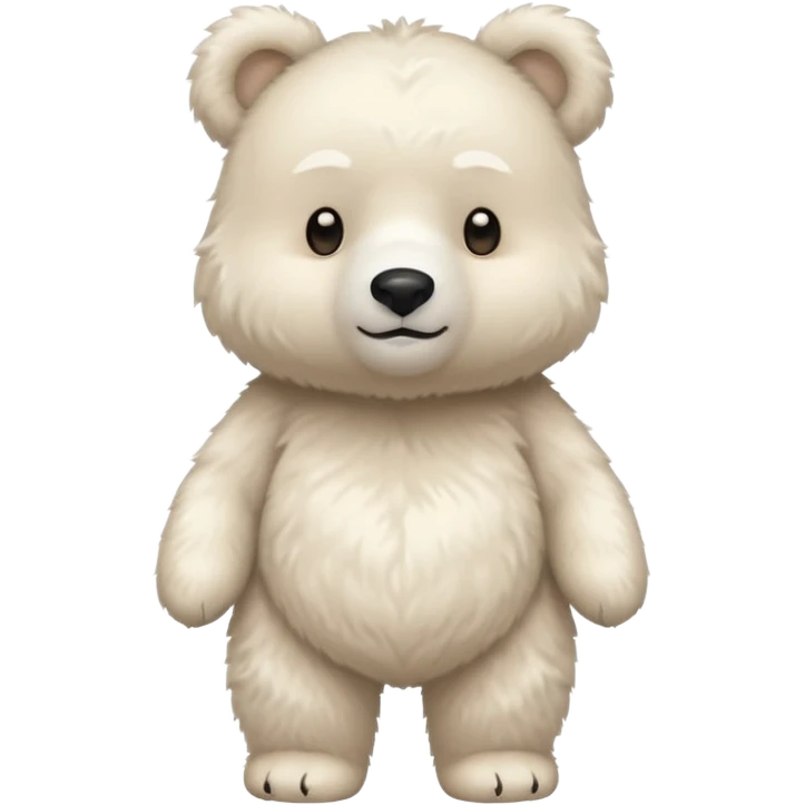A white bear have test emoji