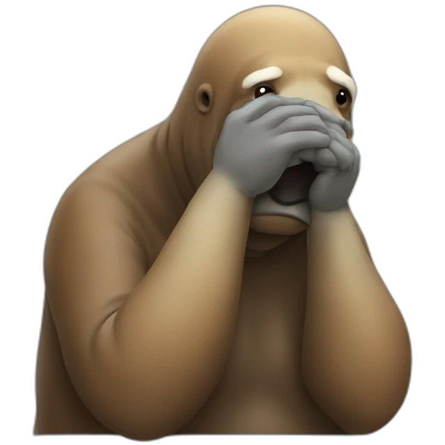walrus facepalm emoji