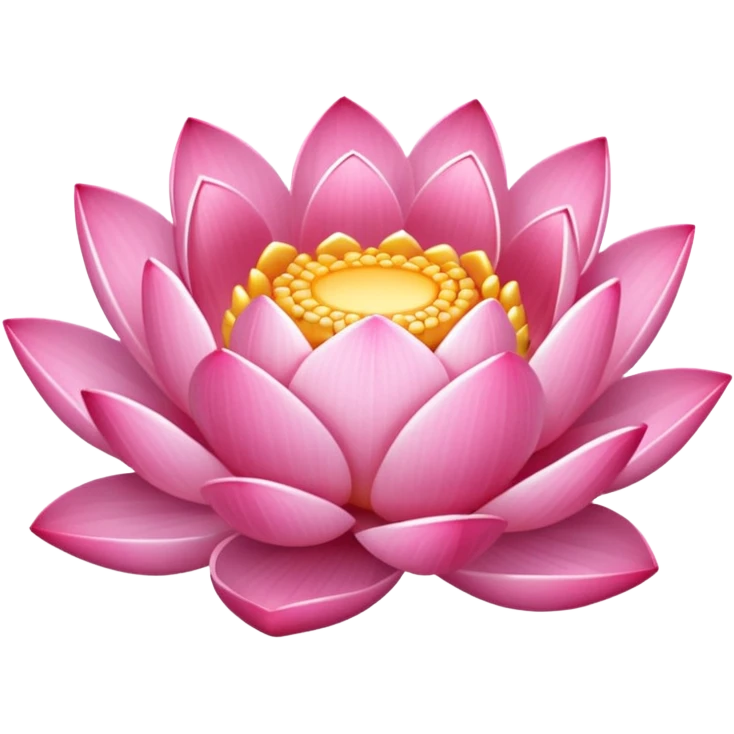 Pink lotus emoji
