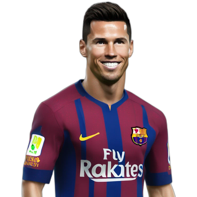 Ronaldo sur messi emoji
