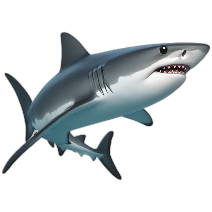 shark that's a researcher emoji