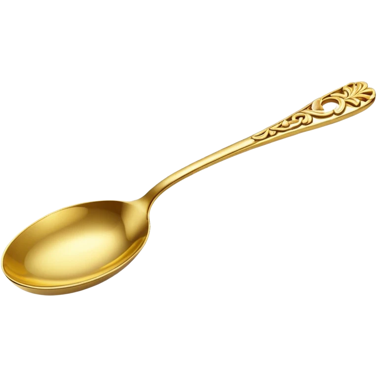 gold spoon emoji