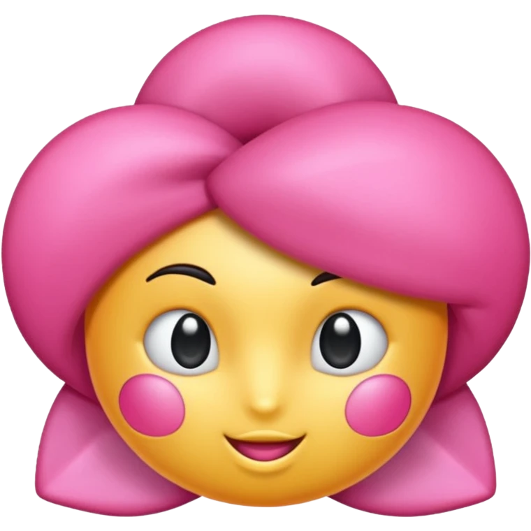 Moño rosa emoji