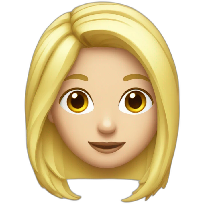 Gameuse blonde emote emoji
