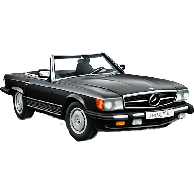 Mercedes benz w107 sl with amg penta rims emoji