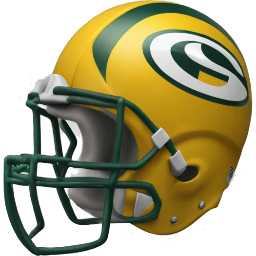 Green Bay packer happy fan emoji