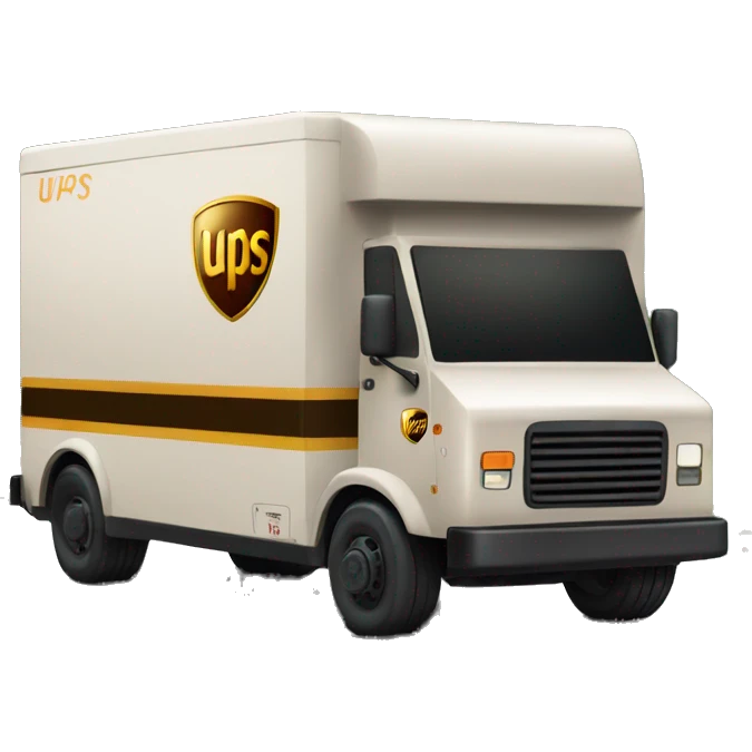 UPS truck on steroids  emoji