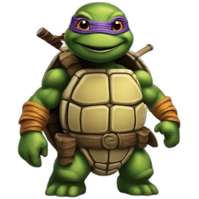 ninja turtle hyper realistic emoji