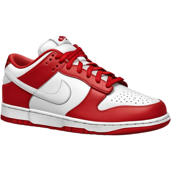 I want you to draw a Nike Dunk Low with the Nike logo facing right emoji