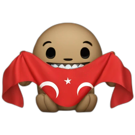 Stich with a turkish flag emoji