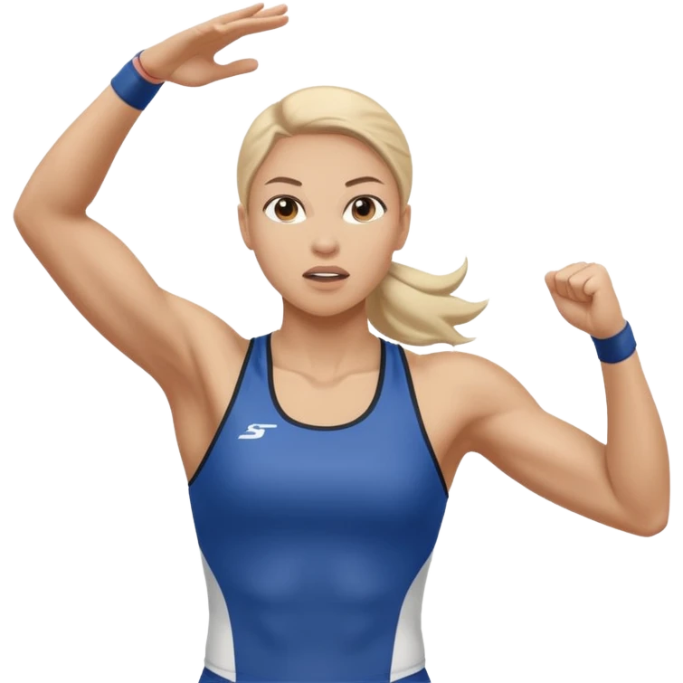 track and field throwing event female  emoji