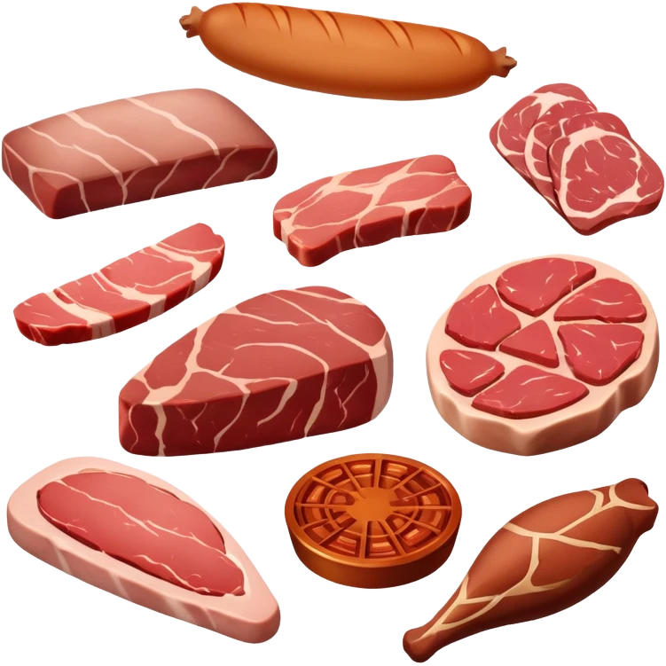 Meat products emoji