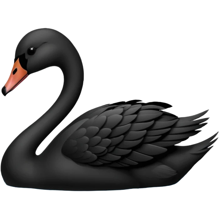 Black swan emoji