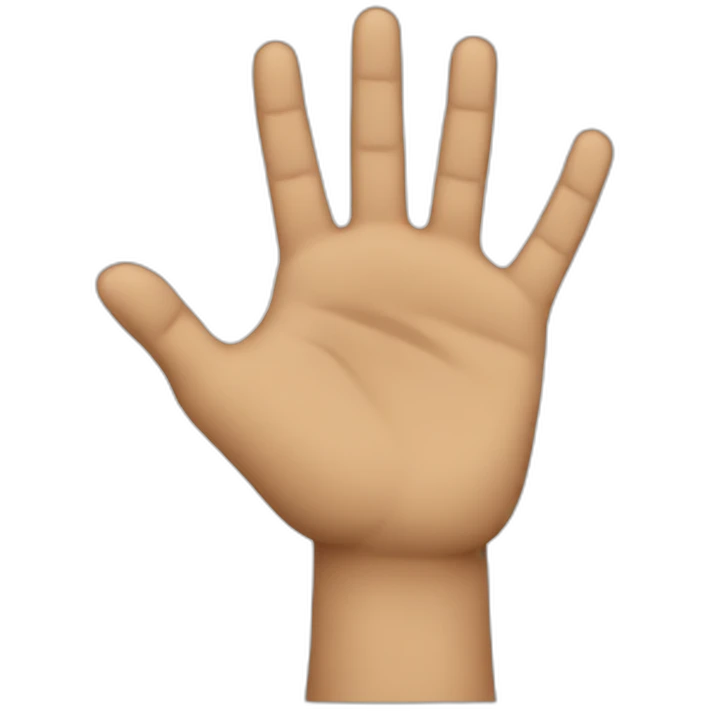 Nine finger emoji