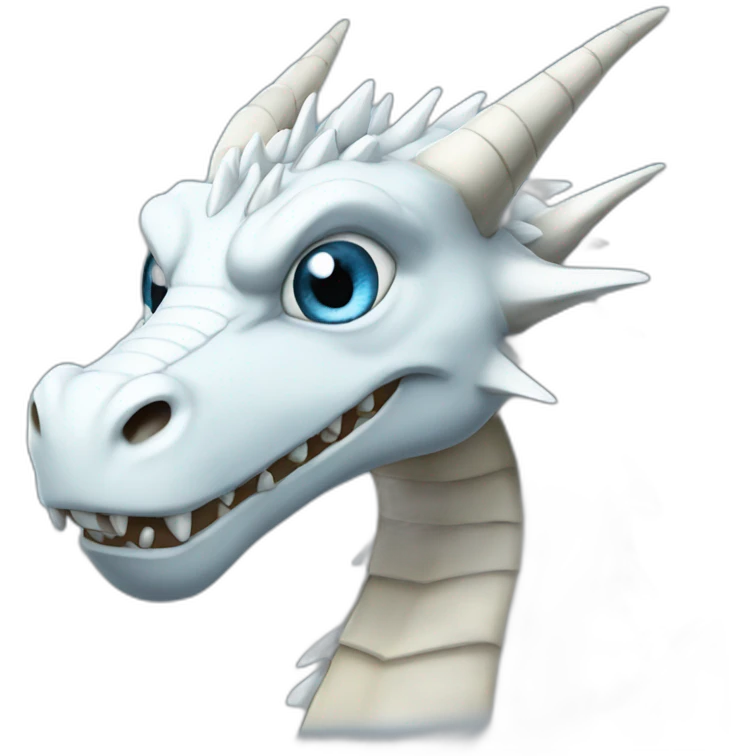blue eyes white dragon emoji