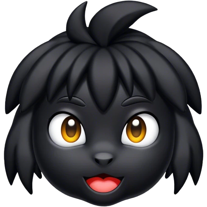 Black from sprunki  emoji