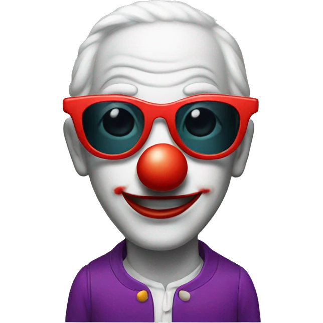 clown with sunglasses emoji