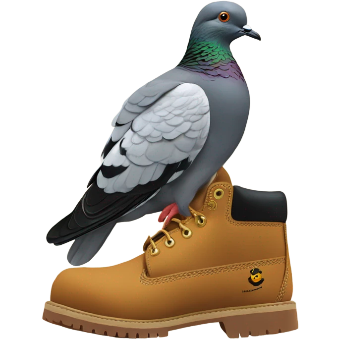 New York pigeon Yankee fitted and timberlands emoji