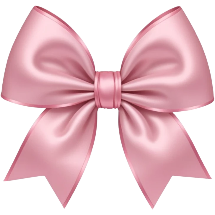 light pink bow on light pink bow emoji
