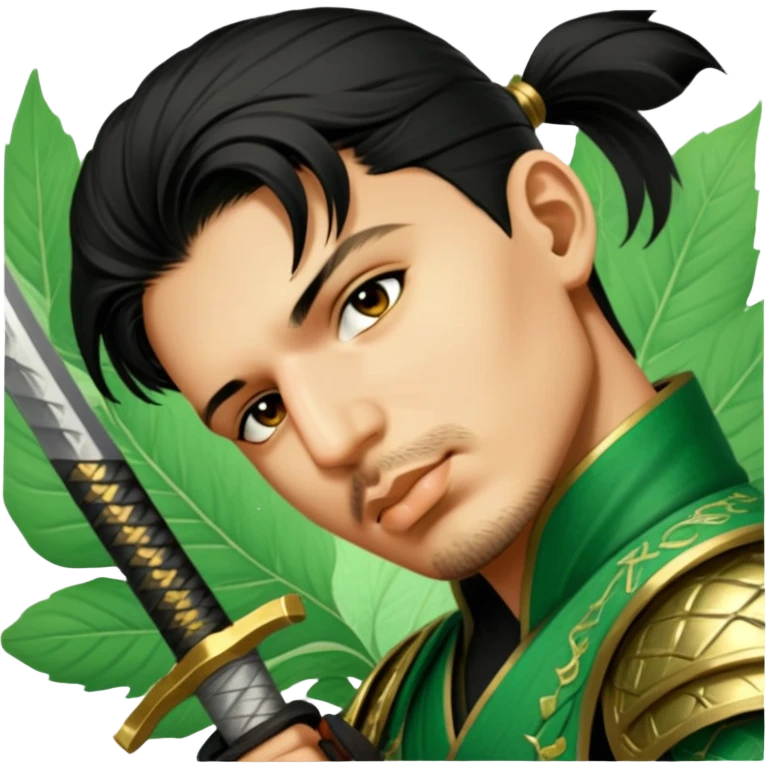 Emerald Samurai emoji