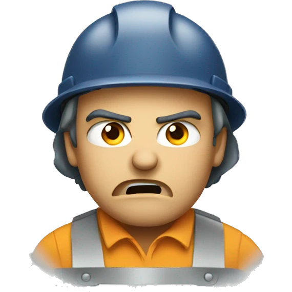 angry engineer emoji