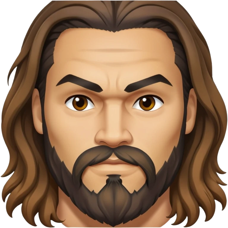 Jason Momoa with long hair and beard emoji