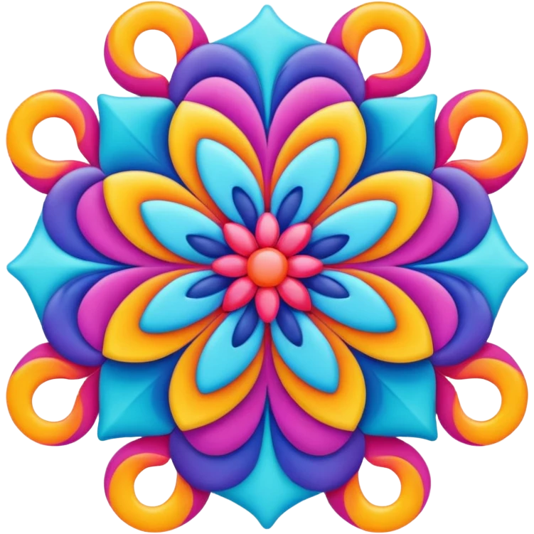 create more color designs using the 1st image emoji