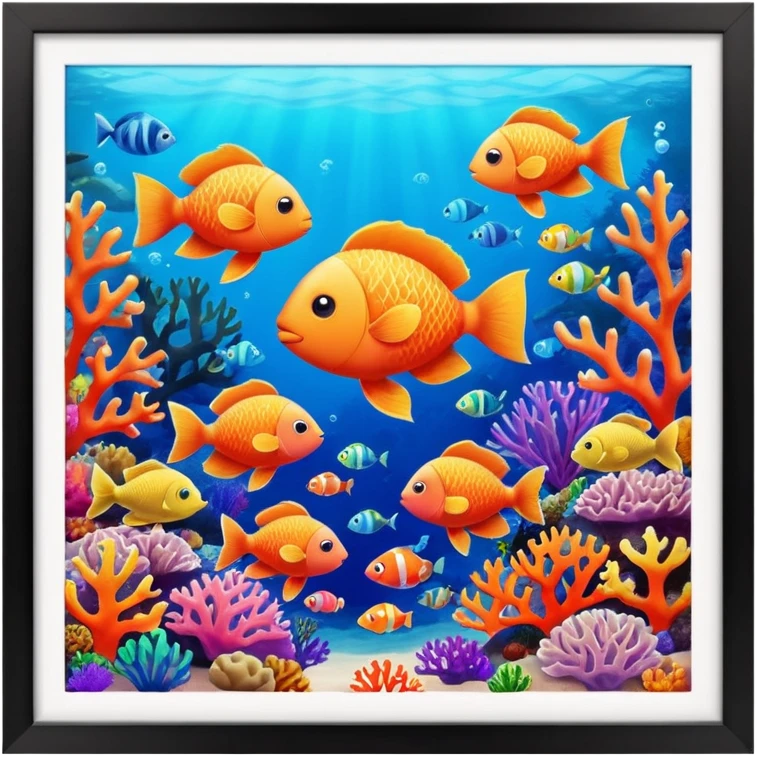 the first one with fishes emoji