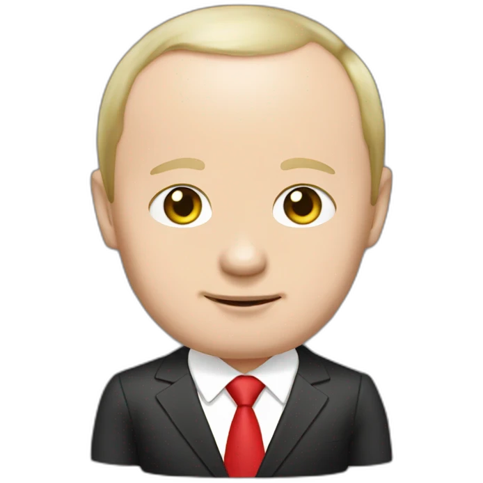 Putin as hello kitty emoji