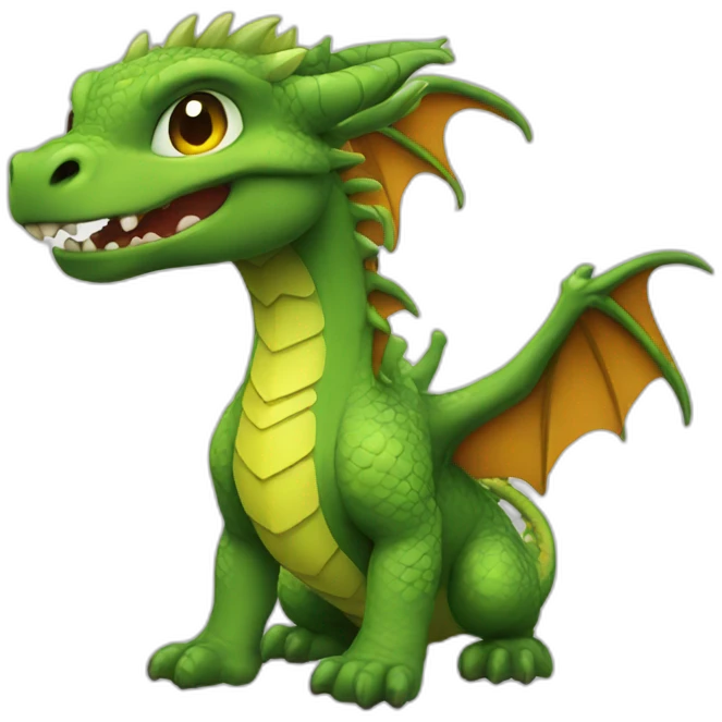 dragon cute trendy emoji