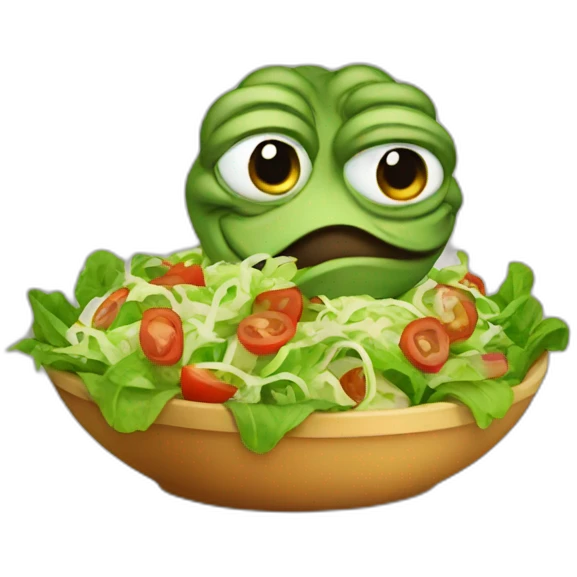 salad pepe emoji