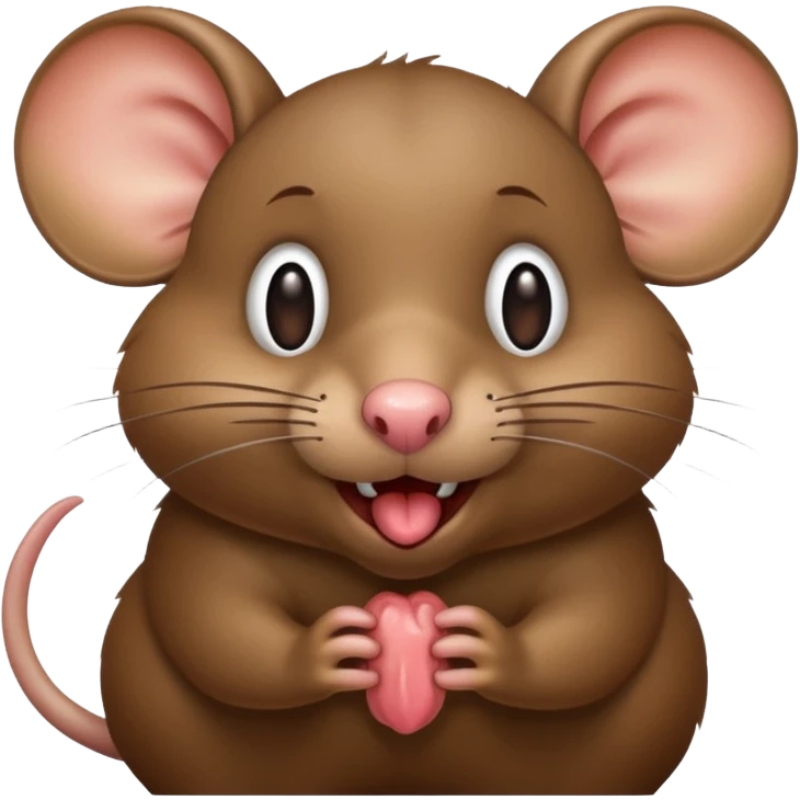 Rat drooling meme emoji