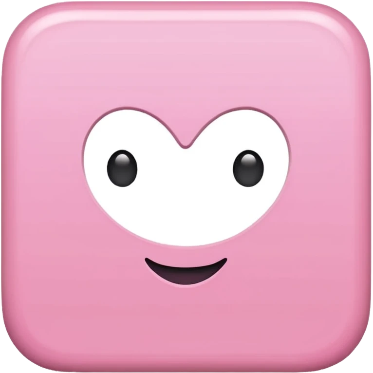 Pink square emoji