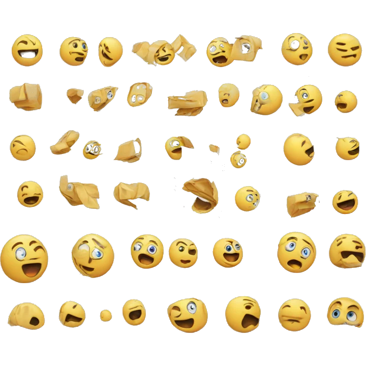 Sprechblase mit 3 schwarzen punkten 3d emoji