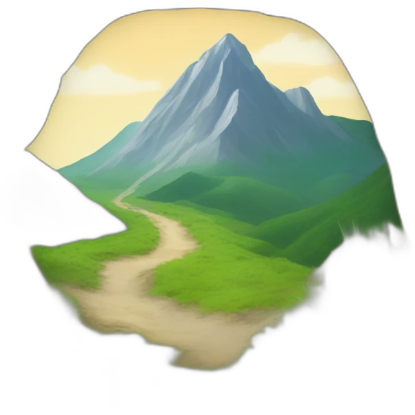 mountain trail emoji