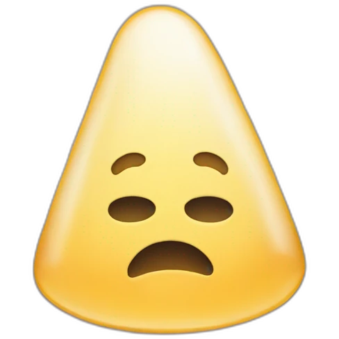 A sad condom emoji
