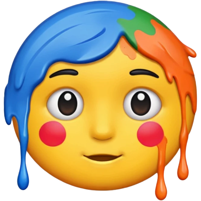 art paint emoji