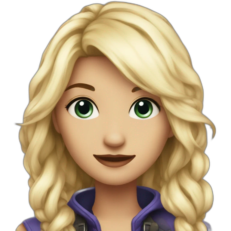 Evie from decendant 3 emoji