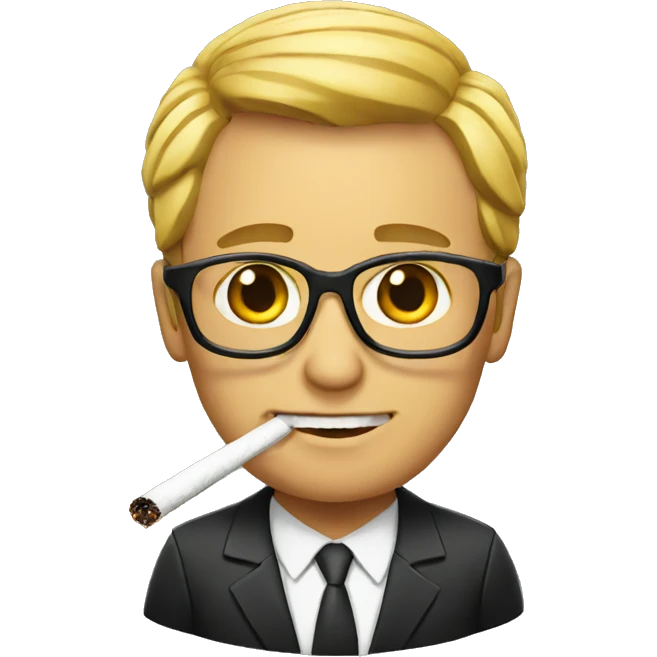 lawyer with a cigarette emoji
